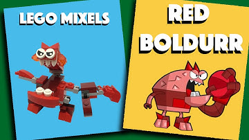 LEGO Mixels - Red Boldurr - Stop Motion Build | Bricks and Clay Play