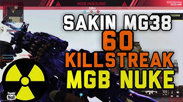 60 STREAK MGB NUKE With The POLYATOMIC SAKIN MG38  | Class Setup | Modern Warfare 2 Nuke Series EP35