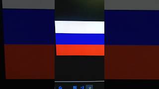 russian flag using python