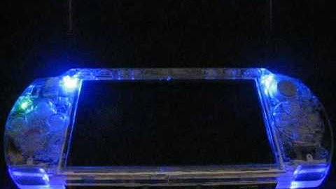 PSP Slim With Sound Reactive LEDs