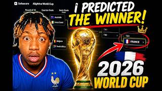 The 2026 World Cup Is Already Decided…