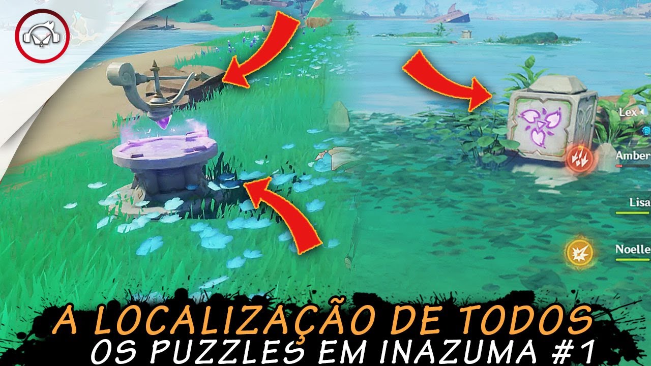 Genshin Impact, A Localização de todos os PUZZLES em INAZUMA #1 | Super ...