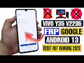 VIVO Y35 FRP Bypass Android 13 2023 | VIVO Y35 V2205 Google Account Bypass Without PC | No Reset/Sim