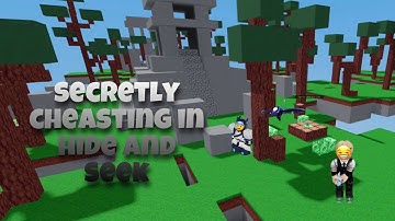 Cheating in roblox bedwars hide and seek by using the new drones