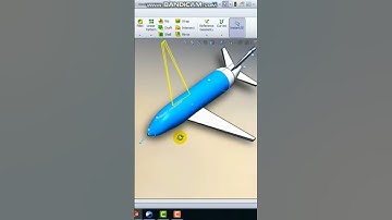 Airplane Drawn By Solidworks #solidworks