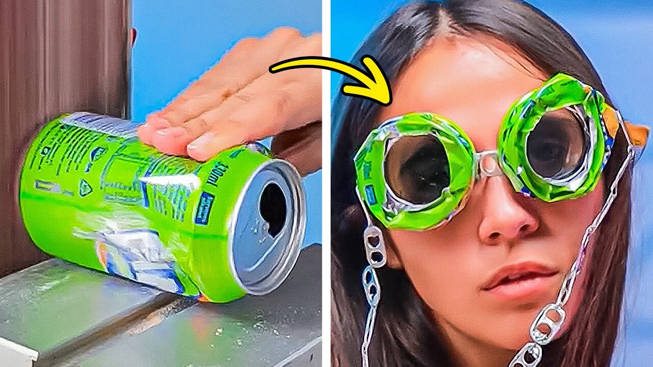 How to Recycle Cans? Awesome Accessories From Upcycled Cans YouTube