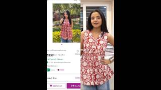 @TheSumedha14 #onlineshopping #meeshohaul #viralshort