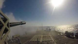 SM-2 Missile Live Fire With a Purpose (LFWAP) event
A SM-2 missile launches from USS Stockdale (DDG 106) during a Live Fire With a Purpose (LFWAP) event during an underway Cruiser-Destroyer (CRUDES) Surface Warfare Advanced Tactical Training (SWATT) exercise. Learn more: https://www.raytheon.com/capabilities/products/sm-2
(U.S. Navy photo by Mass Communication Specialist 2nd Class Amanda A. Hayes/released) SM-2 Missile Live Fire With a Purpose (LFWAP) event