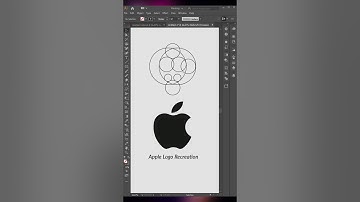 Apple Logo Recreation Tutorial | #shorts #logo #designer #applelogo #viralvideo #adobeillustrator