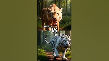 When The White Tiger Faces All Apex Predators #vs #animals #short