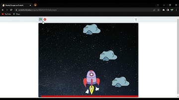 How to make a Rocket Escape game on scratch .|Editing and recorded by Microsoft ClipChamp