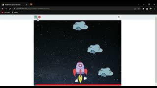 How to make a Rocket Escape game on scratch .|Editing and recorded by Microsoft ClipChamp screenshot 2