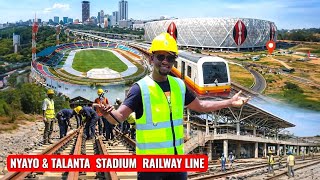 Nyayo Stadium Railway Station Construction Update | AFCON Boost 🇰🇪🚆