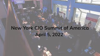 CIO Leadership Summit | New York CIO Summit of America | April 5th 2022