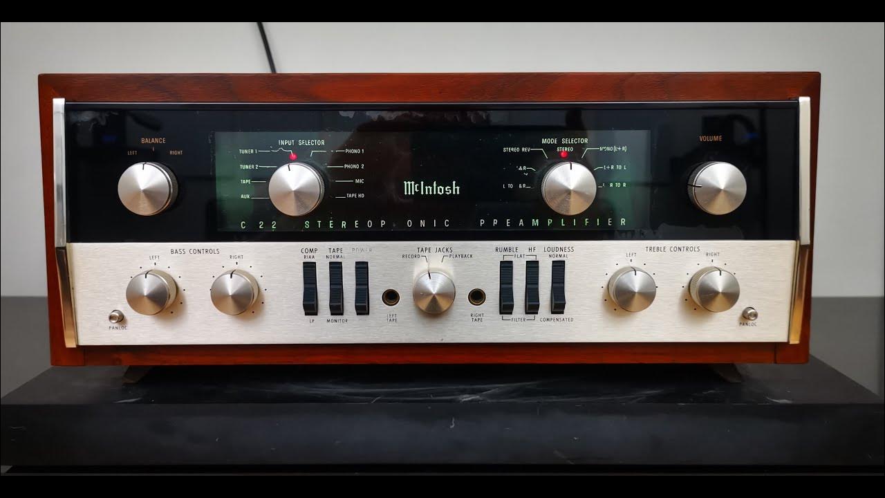 McIntosh C22 - YouTube