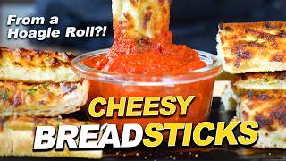 The BEST Homemade Cheese Breadsticks | Easy Recipe