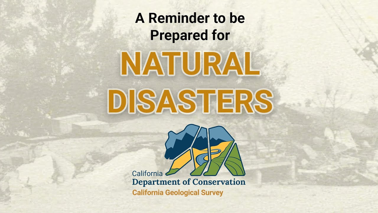 A Reminder to be Prepared for Natural Disasters