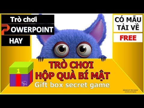 #1 Trò chơi PowerPoint Hộp quà bí mật | Gift box secret PowerPoint Game | TRỢ GIẢNG Mới Nhất