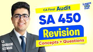 SA 450 Revision | CA Final Audit | CA Shubham Keswani (AIR 8)