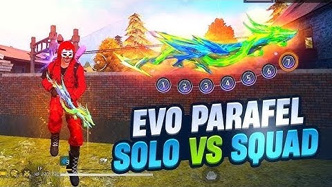 New Evo Parafal Max Lvl Solo Vs Squad Gameplay | Badge99