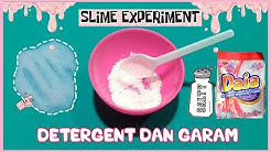 Cara Membuat Slime Dengan Garam Dan Detergent Bubuk | Slime Experimentð