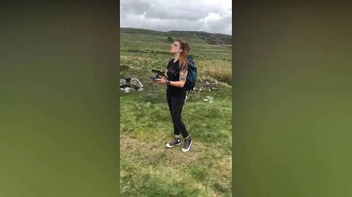 Learning how to fly a drone over the mountains! (J...