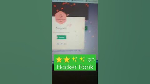 2 star on problem solving in Hacker Rank