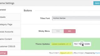 Alysum Prestashop AMP theme update