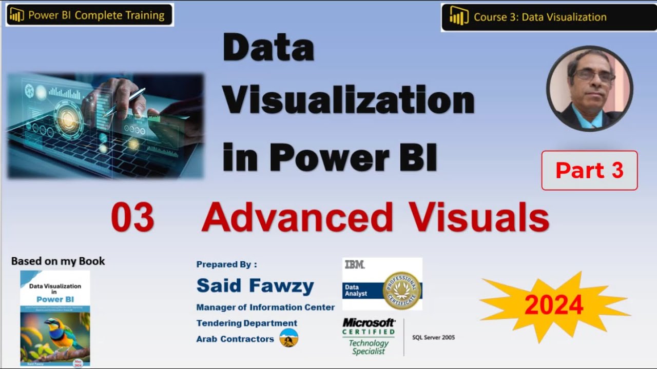 Data Visualisation in Power BI: 03 Advanced Visuals Part 3 (Arabic ...
