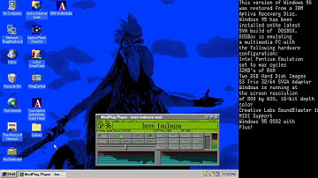 Born Toulouse: ModPlug Player - Windows 95 on DOSBox