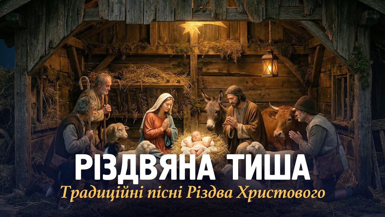 ✨ РІЗДВЯНА ТИША | Традиційні пісні Різдва Христового (1 Година) 🕯️