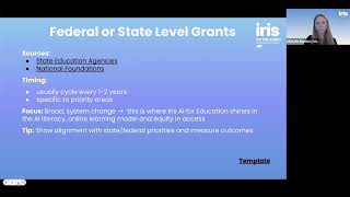 Wednesday Webinar Series: How to Get Grants for AI in Education (Sept. 24)