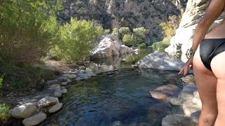 Silent Hiking Deep Creek Hot Springs | oasis near Joshua Tree