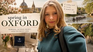 Spring in Oxford Rowing Sunday Reset and Student Life