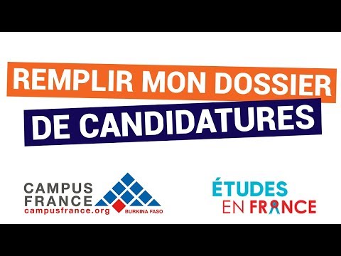 Campus France : Comment remplir mon dossier de candidatures sur Etudes en France ? - TUTORIEL #3