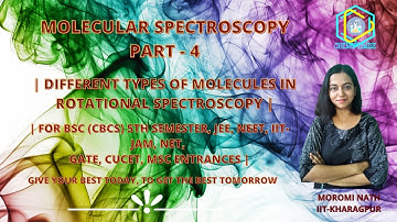 MOLECULAR SPECTROSCOPY-4 ||BSC (CBCS) 5th SEMESTER||IIT-JAM, NET,GATE,JEE,NEET,MSC ENTRANCES,CUCET||