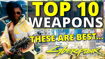 De 10 BESTE wapens in Cyberpunk 2077! (Speciale aanbieding: 100.000 abonnees)
