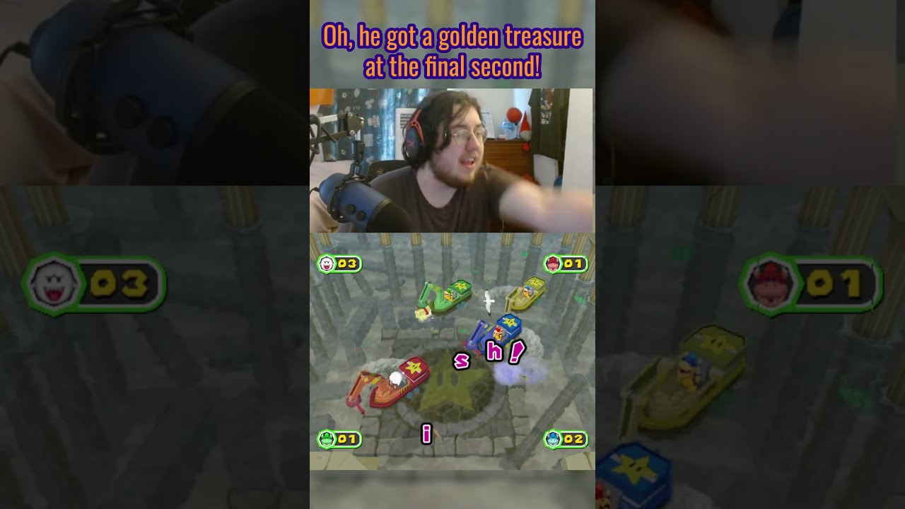 Last Second Golden Treasure Mario Party 6