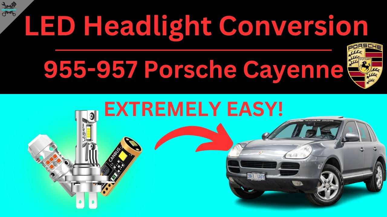 How to Replace Headlight Bulbs Porsche Cayenne | LED Swap Porsche Cayenne Headlights