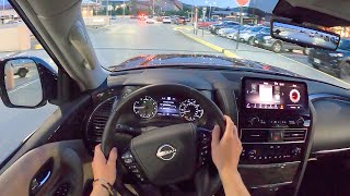 2023 Nissan Armada Platinum - POV Night Drive (Binaural Audio)
