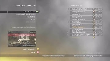 Remember how crazy COD MW2 lobbies were?