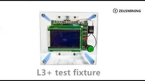 Antminer L3+ test fixture ASIC miner tester | Antminer repair tools