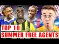 MY TOP 10 SUMMER FREE AGENTS