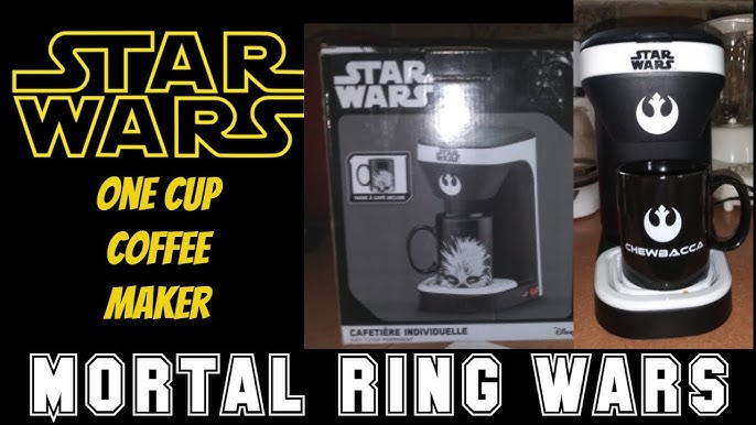 Uncanny Brands Black Mandalorian 'Grogu' Single- Cup Molded Coffee