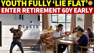 China’s Youth Fully ‘Lie Flat,’ 20-Year-Olds Moving Into Retirement Homes 60 Years Early