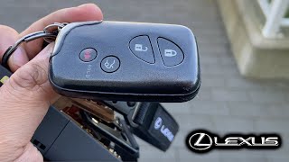 Lexus Is250 Key Battery Replacement - Dash Light Warning