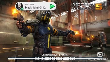 Modern combat 5 being a bot