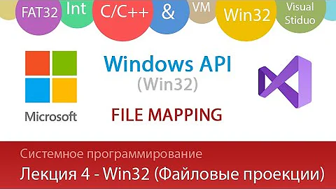 Лекция 4 - Win32 - Файловые проекции/File Mapping