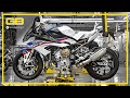 Bmw s1000rr   lintrieur de lusine construire  la main des vlos puissants  production