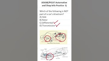 ASVAB/PiCAT Automotive and Shop Info Practice Test Question #acetheasvab with #grammarhero